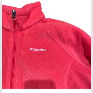 Columbia Youth XL Neon Pink  Fleece Zip Jacket Girls 18/20